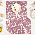 Dusty Mauve Cotton Placemat Set Of 6 Nestasia