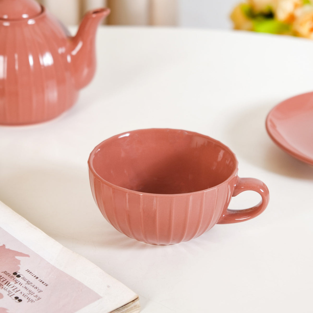 Single Serve Ambrosia Ceramic Tea Set Nestasia