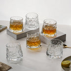 Rotating Glass Set Of 6 150ml Nestasia