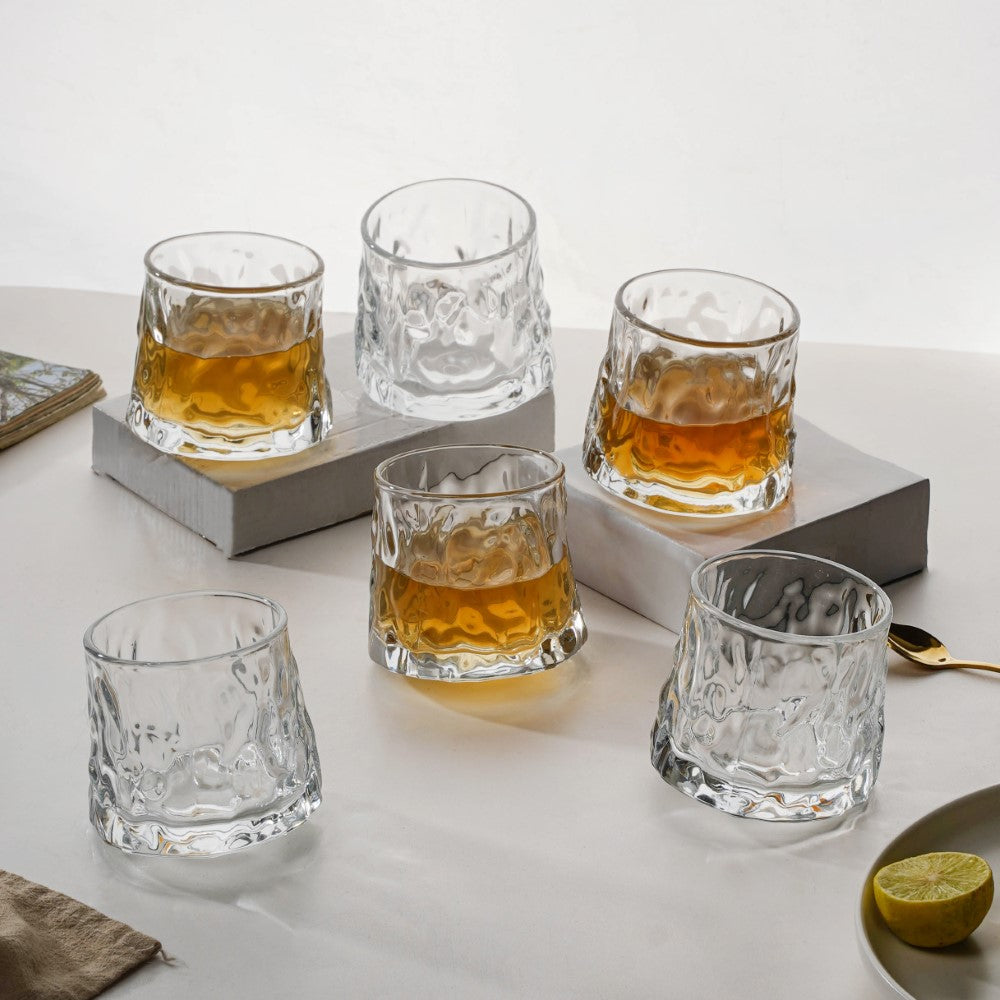 Rotating Glass Set Of 6 150ml Nestasia