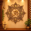 Brass Om Mandala / Kalakruti Wall Hanging (36 Inch) Vedansh Craft