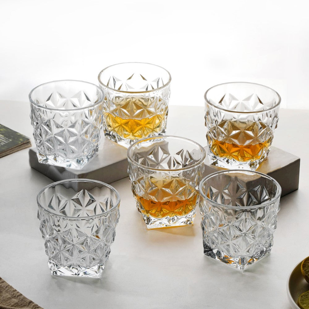 Whiskey Glass Set Of 6 300ml Nestasia