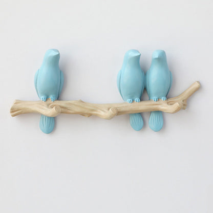 Bird Decoration Hook Entrance Wall No-trace Key Hook No-drill Wall Decor Wall-mounted Coat Hook