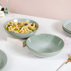Sera Ceramic Serving Bowl Set Of 2 Sage 1000ml Nestasia