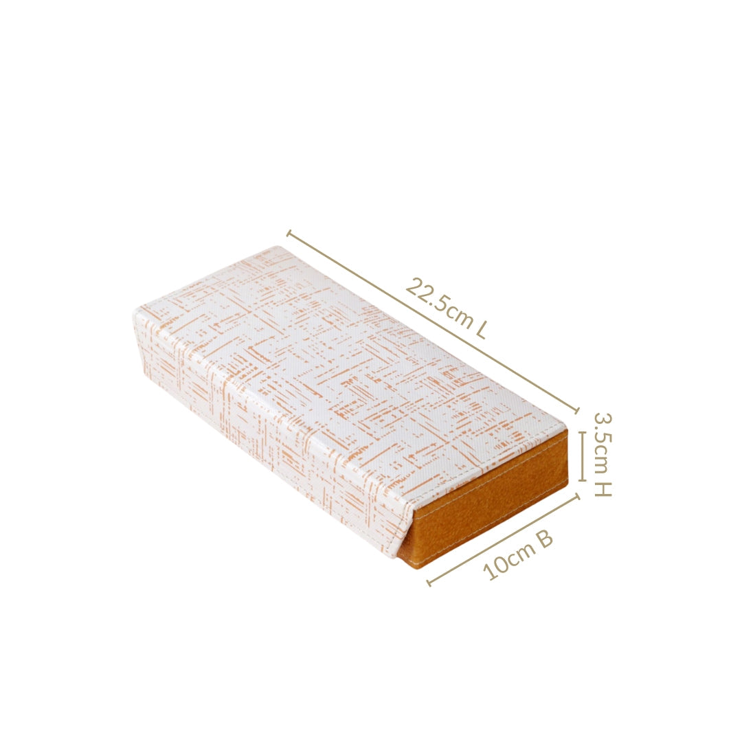 Eco Friendly Quadrata Pattern Sectioned Trinket Case Nestasia