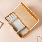 Eco Friendly Quadrata Pattern Sectioned Trinket Case Nestasia