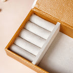 Eco Friendly Quadrata Pattern Sectioned Trinket Case Nestasia