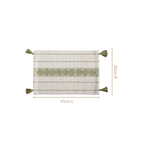 Ecofriendly Cotton Weaving Placemat Set Of 6 Nestasia