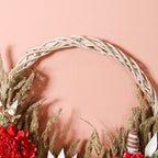Festive Flower Wreath For Wall Decor Nestasia