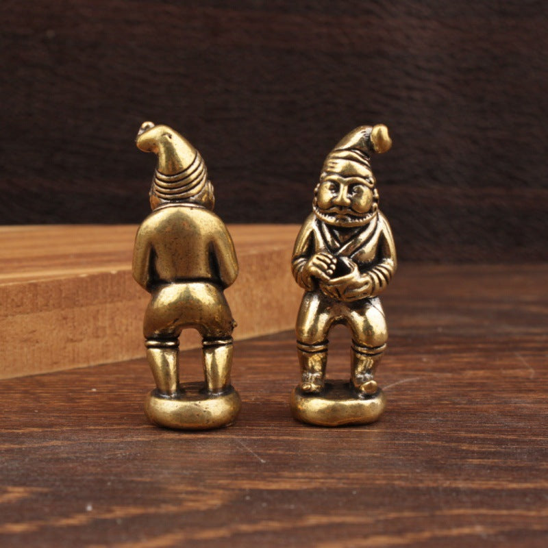 Santa Claus Statue, Brass Creative Craft Decoration