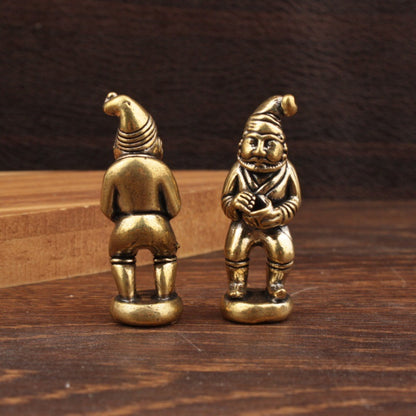 Santa Claus Statue, Brass Creative Craft Decoration