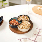 Lunar Luxe Serving Platter Set Of 4 Nestasia