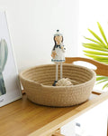 Eco-Friendly Jute Organizer Basket for Toys, Accessories, and Essentials
