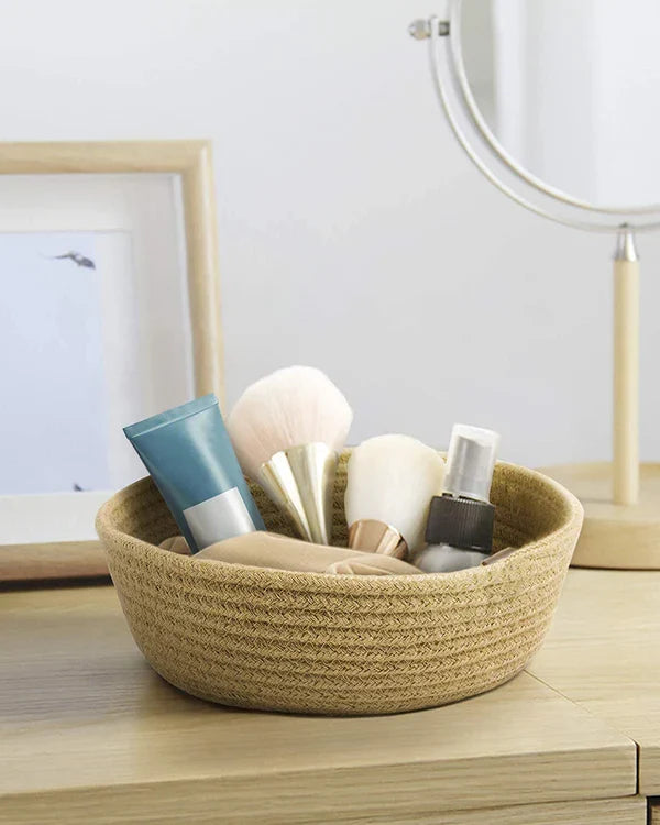 Eco-Friendly Jute Organizer Basket for Toys, Accessories, and Essentials