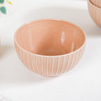 Costola Serving Bowls Set Of 4 Beige 650ml Nestasia