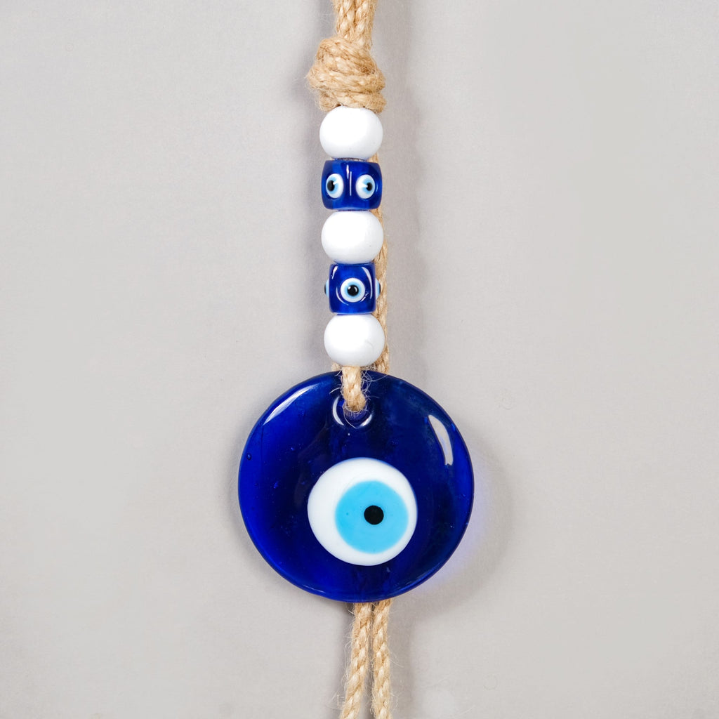 Evil Eye Wall Hanging With Beads For Home Decor Nestasia