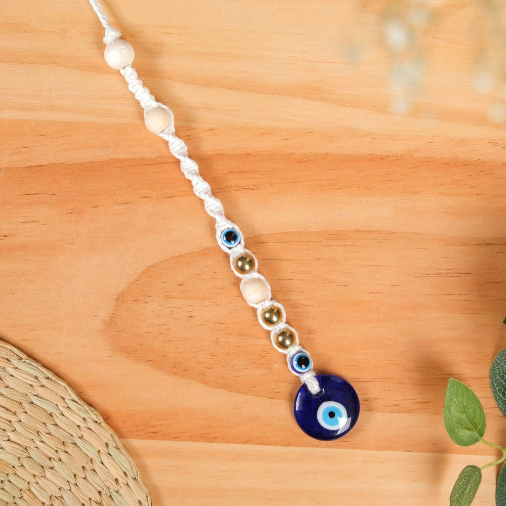 Glam Style Evil Eye Wall Hanging Trinket Set Of 2 Nestasia