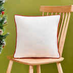 Embroidered Stockings Cotton Cushion Cover 40x40cm Nestasia