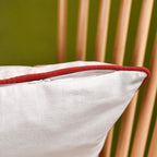 Embroidered Stockings Cotton Cushion Cover 40x40cm Nestasia