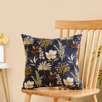 Embroidered Garden Cotton Cushion Cover 40x40cm Nestasia