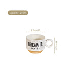 Inspirational Quotes Stackable Tea Cup Set Of 4 215ml Nestasia