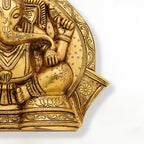 Brass Coconut Ganesha Wall Hanging (11.5 Inch) Vedansh Craft