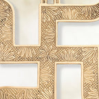 Brass Swastik Wall Hanging (12.5 Inch) Vedansh Craft