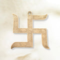 Brass Swastik Wall Hanging (12.5 Inch) Vedansh Craft