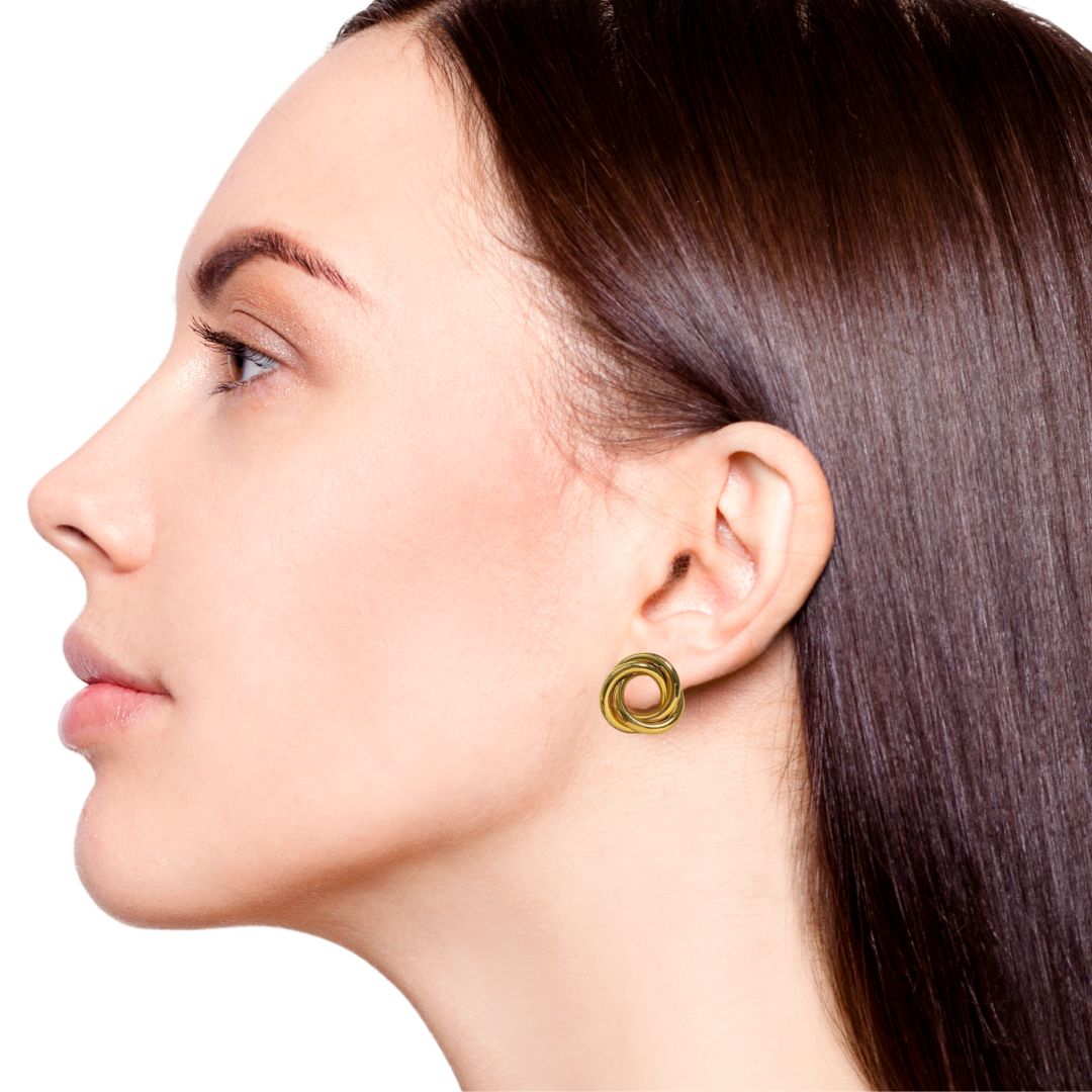 Eternal Loop Studs Nestasia