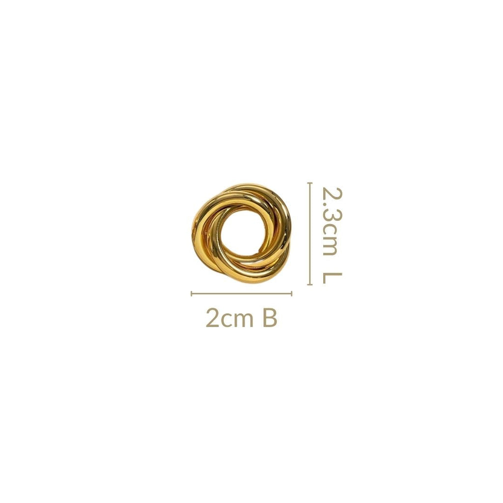 Eternal Loop Studs Nestasia