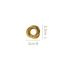 Eternal Loop Studs Nestasia