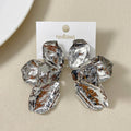 Evening Primrose Silver Statement Earrings Nestasia
