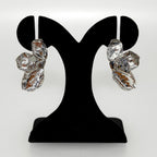 Evening Primrose Silver Statement Earrings Nestasia