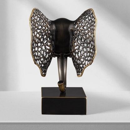Brass Elephant Home Decor For Living Room Or Entryway