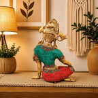 Brass Sitting Indra Dev Idol (9.5 Inch) Vedansh Craft