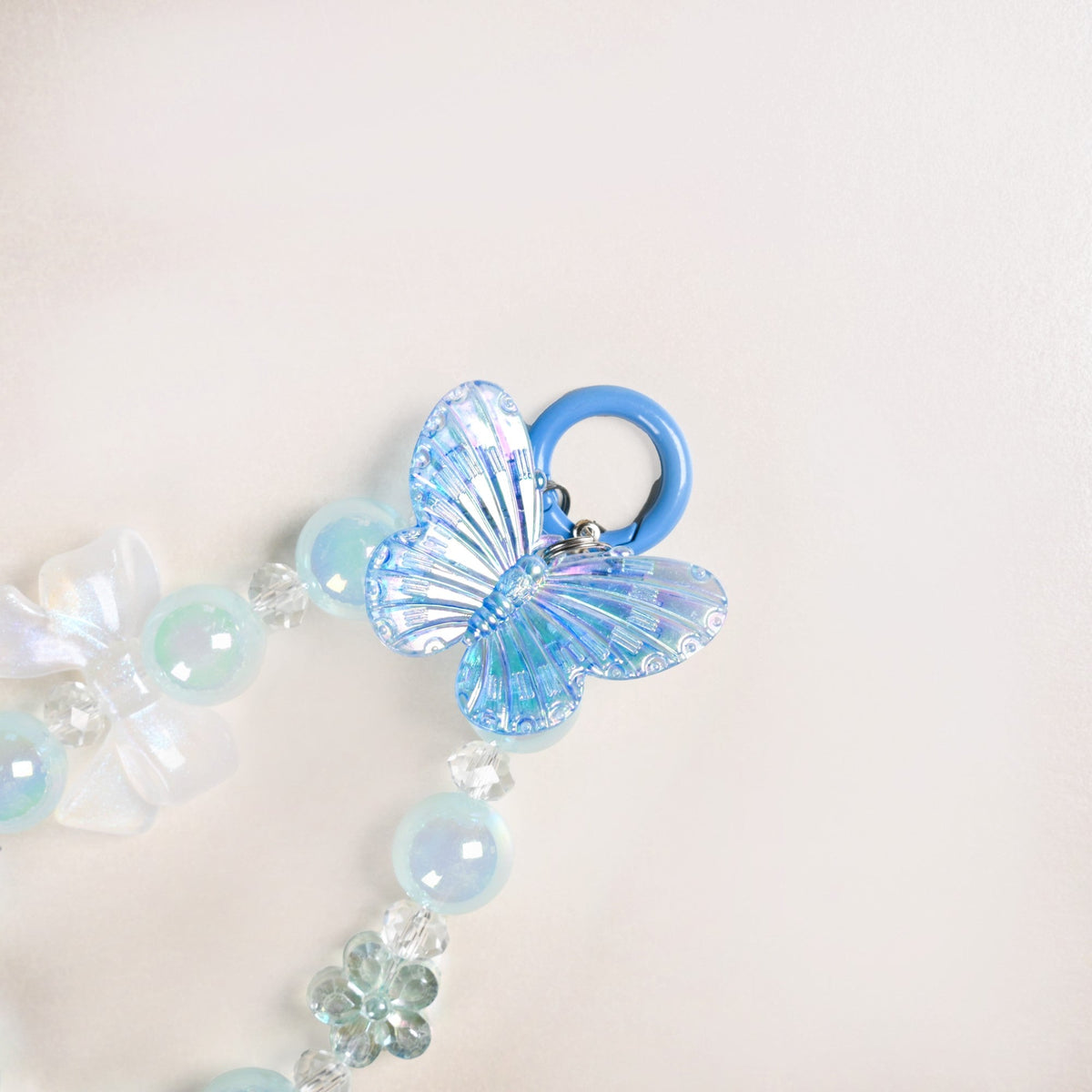 Fairy Blue Butterfly Keychain Nestasia