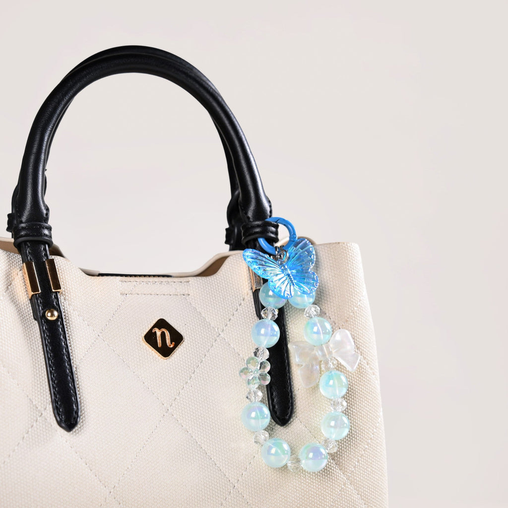 Fairy Blue Butterfly Keychain Nestasia