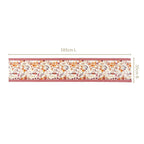 Checkered Border 6 Seater Runner 185x35cm Nestasia