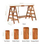Farmhouse Style Acacia Mega Party Platter Nestasia