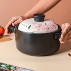 Sakura Black Stew Cooking Pot Nestasia