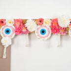Festive Evil Eye Floral Toran With Tassels Nestasia