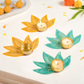 Festive Lotus Tealight Candle Holder Set Of 4 Nestasia