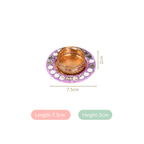Lavender Tealight Holders With Mirror Decoration Set Of 6 Nestasia