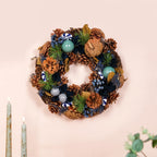 Whispers Of Winter Sustainable Wall Decor Wreath Nestasia
