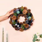 Whispers Of Winter Sustainable Wall Decor Wreath Nestasia