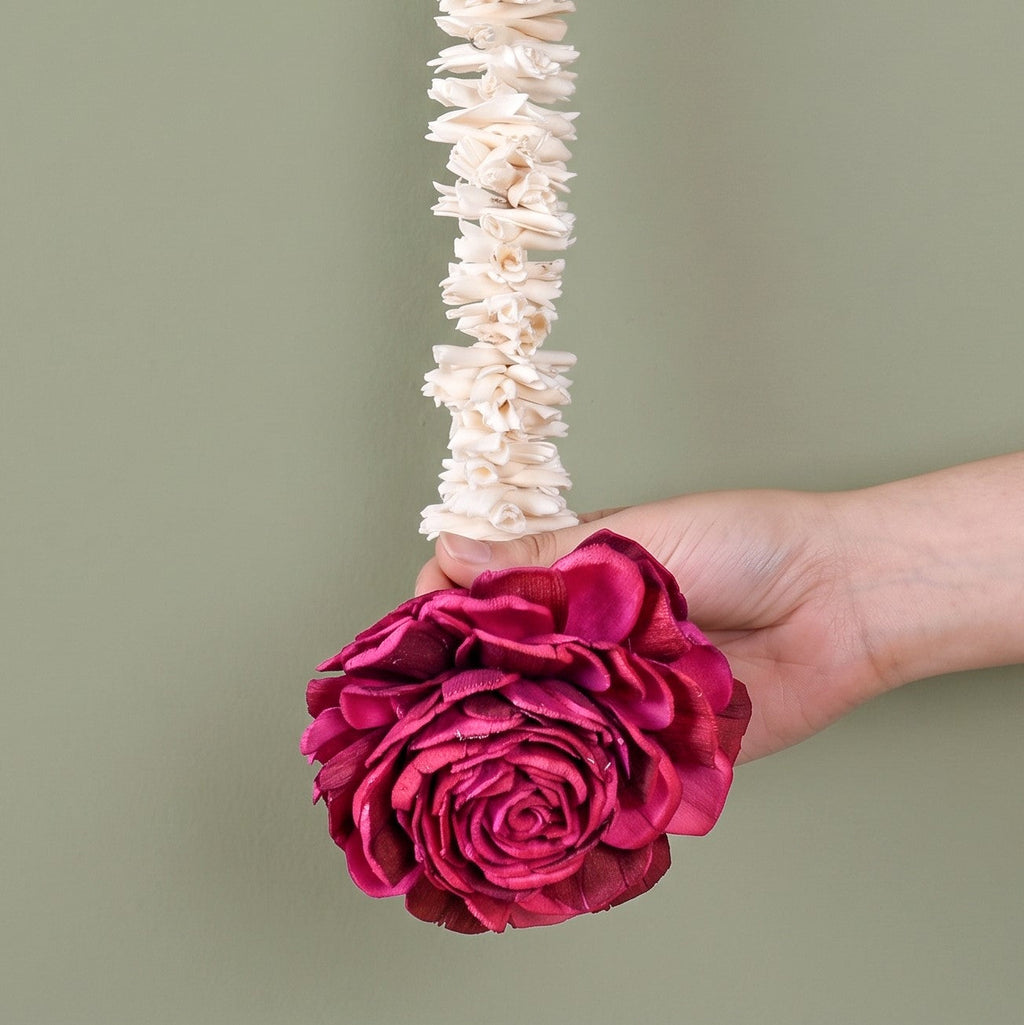 Bellaflora Wall Hanging Decor Pink Set Of 2 Nestasia