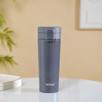 Thermox Double Wall Insulated Travel Mug With Strainer Onyx Grey 450ml Nestasia