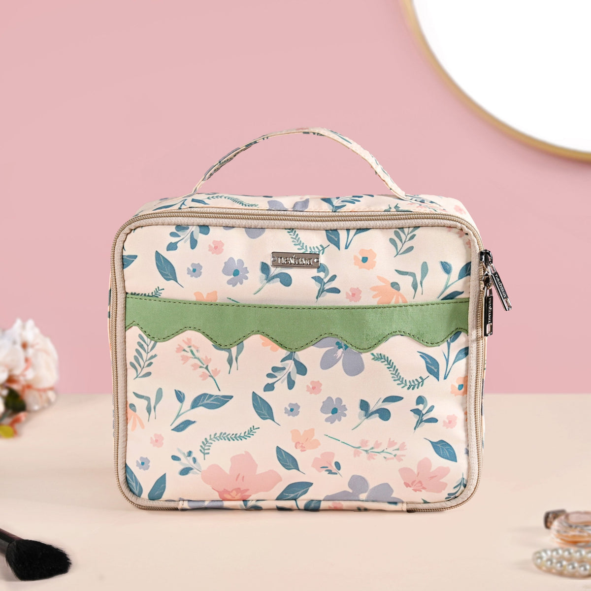 Botanic Travel Organiser And Makeup Bag Nestasia