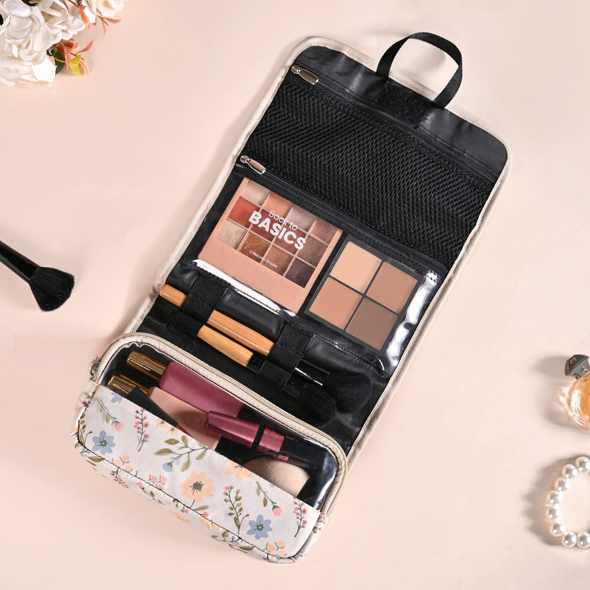 Botanic Foldable Travel Kit Bag Nestasia