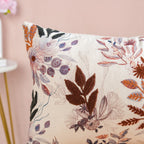 Floral Meadow Embroidered Cotton Cushion Cover 50x30cm Nestasia